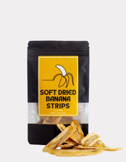 3.5 oz Dried Banana Strips – Vegan, Gluten-Free, Perfect On-the-Go Snack