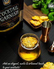 100 Dried Pineapple Slices – Long-Lasting Garnish Pack