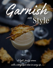 100 Dried Pineapple Slices with Rind – Cocktail Ready