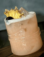 Load image into Gallery viewer, Dried Pineapple Halfmoons with Rind – Cocktail Garnish
