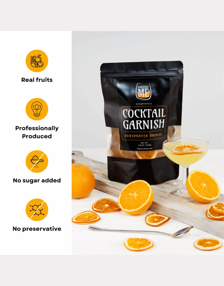 Dried Orange slices - Perfect for Cocktails & Garnishing ( 30 + Slices)