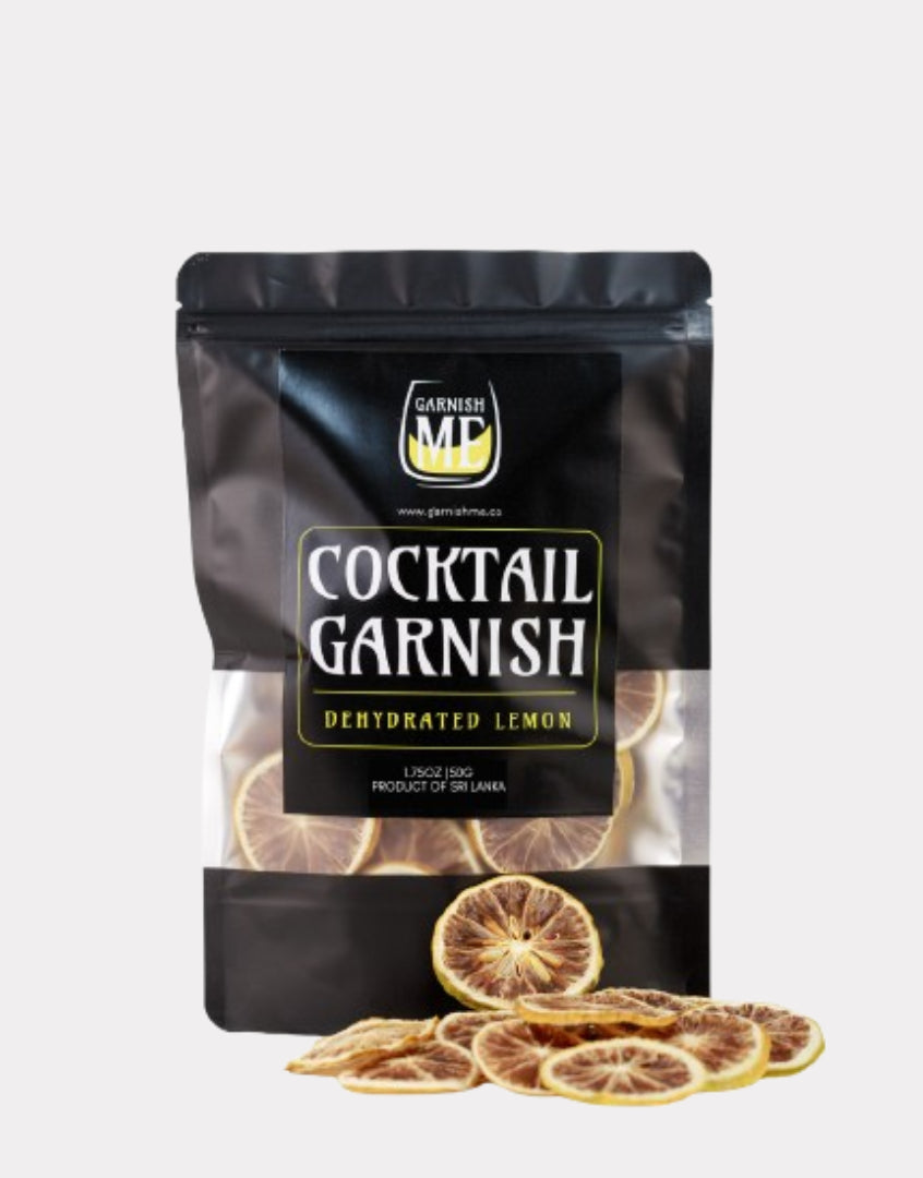 100 Dried Lemon Slices – Ready-to-Use Drink Garnish