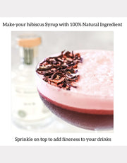 Dried Hibiscus Petals - 12+ Month Shelf Life | Zero Waste Cocktail Garnish