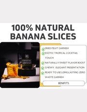 100 Dried Banana Slices – For Bars, Restaurants & Events