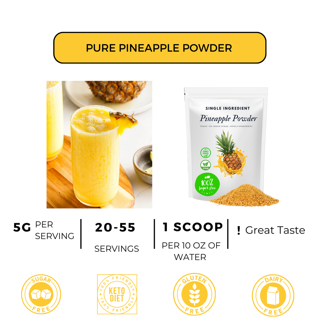 3.5 oz Pineapple Powder – All-Natural Flavoring for Baking & Drinks