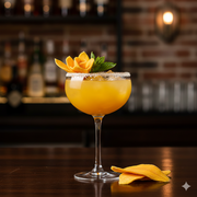 Dried Mango slices for cocktail garnish