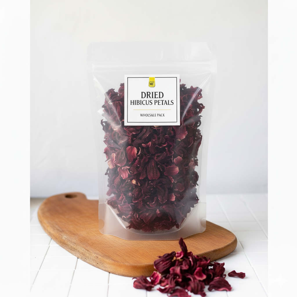 Dried Hibiscus Petals Wholesale 10Kg | 22Lb | Ready-to-Use Cocktail Garnish & Infusion