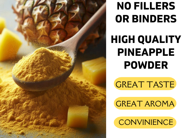 3.5 oz Pineapple Powder – All-Natural Flavoring for Baking & Drinks